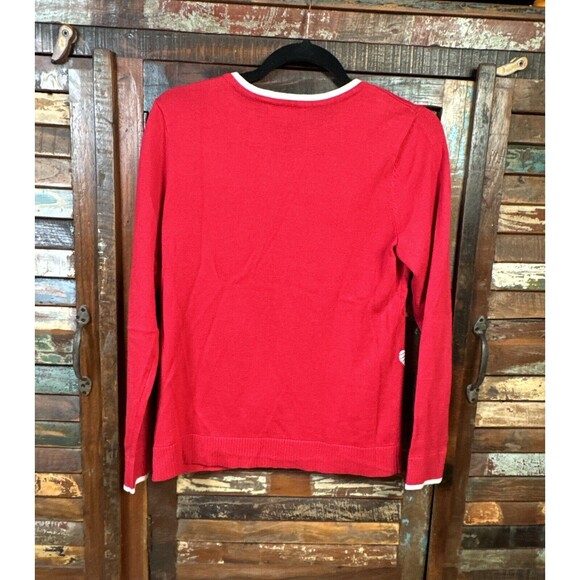 Christopher & Banks Valentines Cardigan Hearts Love Cute Women’s Size Small - Picture 2 of 9